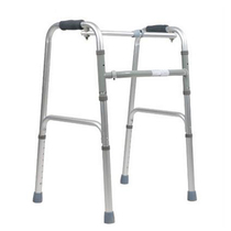 Disabled walking aid rehabilitation aluminum alloy crutch four-legged old crutch Walker Walker