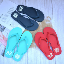 Female summer deer quality classic double-layer rubber non-slip bottom European and American beach Korean version of trendy Flip-flops sandals