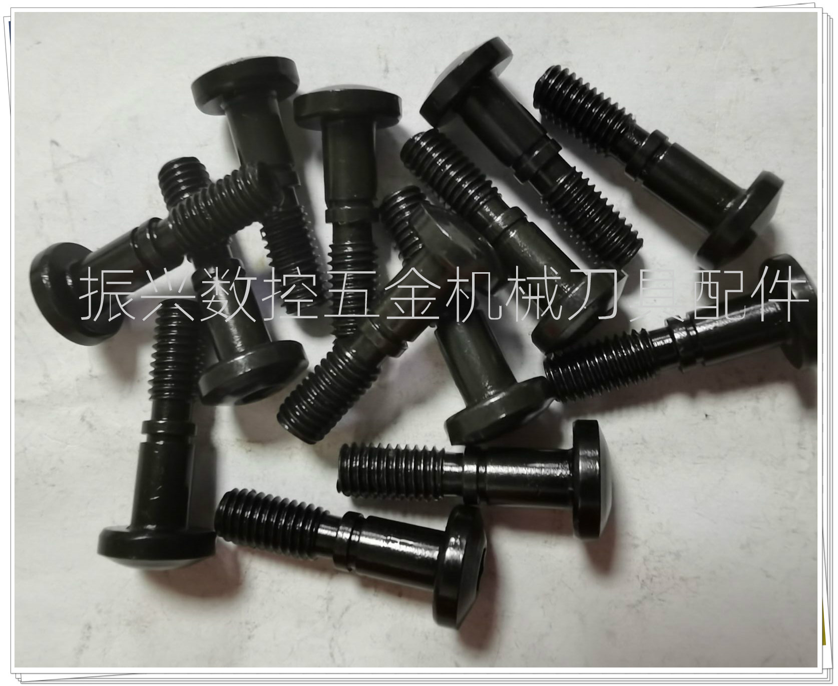 12 9 level numerical control cutter Outer round car Knife lever frame A type pressure plate screw M5 * 2 35-D10 large head cup head screw