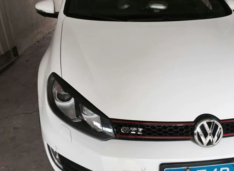Áp dụng cho phiên bản Golf 6GTI bằng sợi carbon đuôi golf 5GTIR20 sửa đổi cánh gió cố định và vách ngăn phía sau - Sopida trên