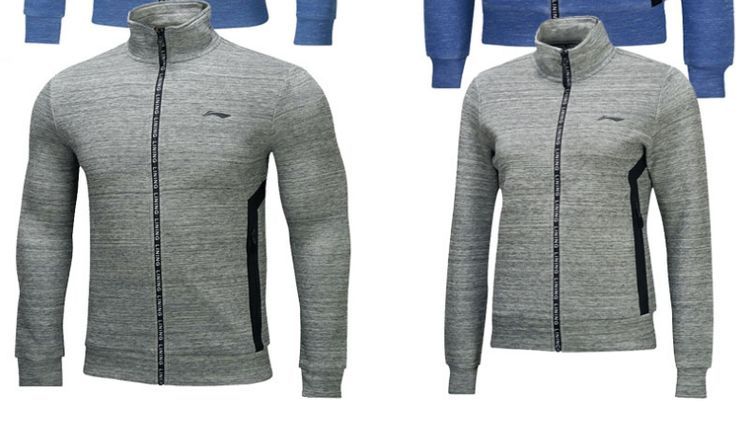 Li Ning đôi đồ thể thao cotton phù hợp với nam và nữ mới cùng nhóm mua áo len cardigan áo len - Thể thao sau bộ quần áo adidas nam