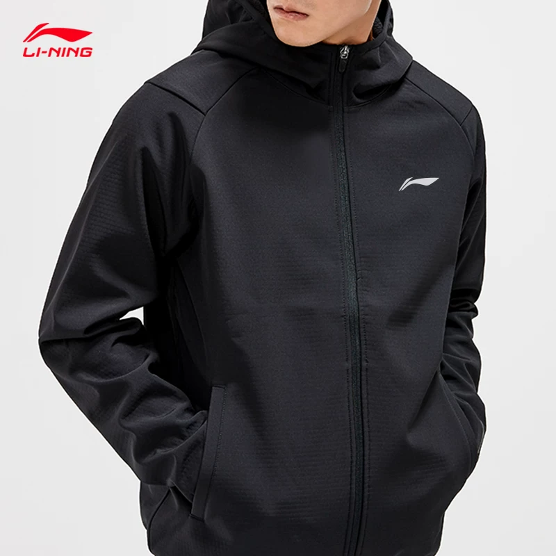Куртка для мужчин Li Ning, тёплый кардиган, осеннее тренч-пальто, спортивный костюм, 2023