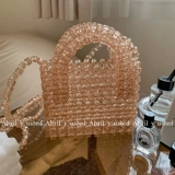 Портативная плетеная ретро сумка через плечо с бусинами, набор материалов, DIY, новая коллекция