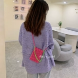 Портативная модная сумка через плечо, плетеный набор материалов с бусинами, DIY