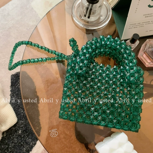 Портативная плетеная ретро сумка через плечо с бусинами, набор материалов, DIY, новая коллекция