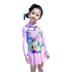 Đồ bơi trẻ em Disney Cô gái Đồ bơi chia nhỏ Đồ bơi bé trai Cô gái Học sinh Cô gái Áo dài Áo chống nắng Đồ bơi - Đồ bơi trẻ em