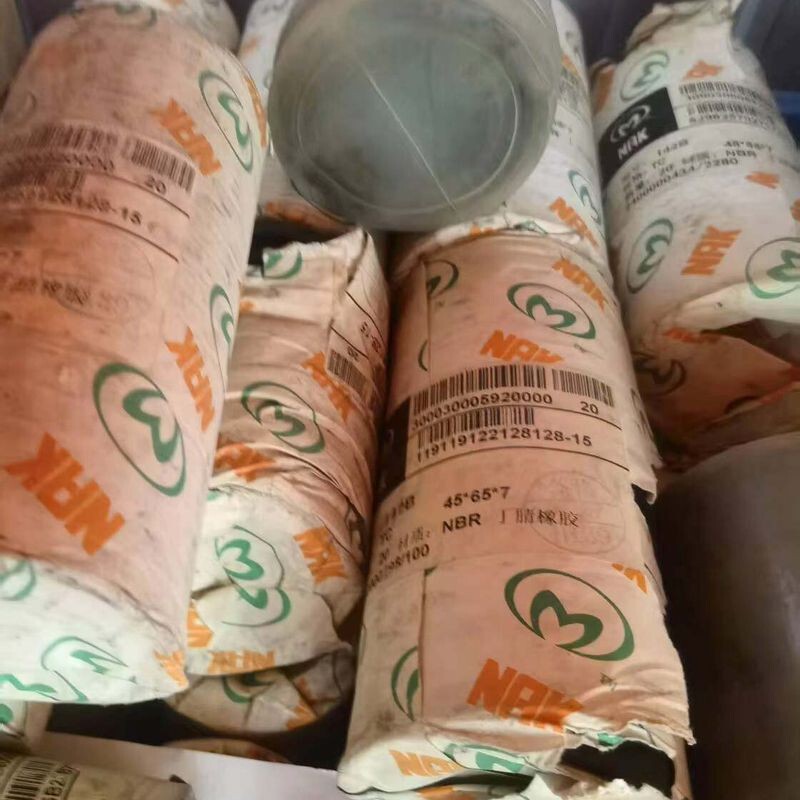 Negotiable Price - Taiwan Nak Skeleton Oil Seal, Brand New Original, Dimensions 45X65X7, Made of Nitrile Material - Repairable
