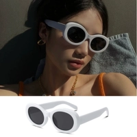 5036 белая рамка, серая и черная пленка [овальная рамка с толстыми краями, анти-УФ]