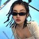 New trendy and cool sunglasses for women, high-end Internet celebrities, retro narrow frame European and American sunglasses, design alien glasses