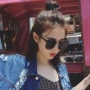 Kính râm hộp lớn ulzzang nữ phiên bản Hàn Quốc của thủy triều retro theo phong cách Harajuku chụp đường phố khuôn mặt to tròn mỏng 2018 mới kinh mat