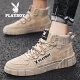 Playboy, Martens, мужская зимняя высокая флисовая обувь, трендовые универсальные сапоги, в корейском стиле