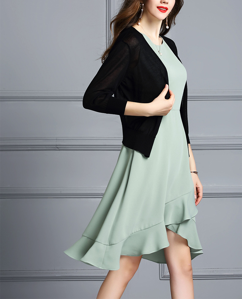 Ink Qinghua 2018 xuân hè sản phẩm mới đi lại của phụ nữ đơn giản thời trang tự nhiên hoang dã áo len nữ áo cardigan