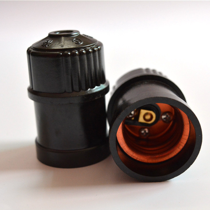 E27 screw socket lamp socket pendant lamp socket energy saving lamp incandescent lamp LED lamp hanging Luokou lamp socket lamp socket