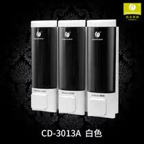 Creative point Hotel hotel soap dispenser-free soap container toilet shampoo shower gel three-head CD-3013