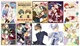 Xinfan Anime Moon Song Crystal Scrub Thẻ Sticker Thẻ Anime Sticker Sticker Ngoại vi 10 Bộ Set - Carton / Hoạt hình liên quan hinh dan cute
