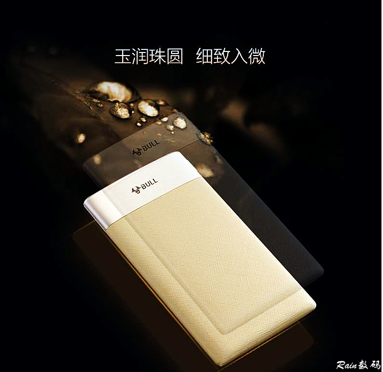 Bull high-end mobile power supply GNV-PBA102 10000mAh 2USB port alloy multi-socket mobile charger