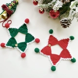 Петухой рождественский вязание шеи воротнички кошки и собаки Фестивали.