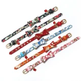 Японская галстук-бабочка, чокер с бантиком, колокольчик, шарф, аксессуар, кот, домашний питомец