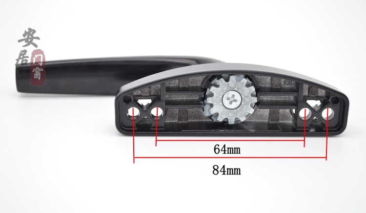 Door and window handles Vintage push window handle Aluminum alloy level-open transmission handle Inside and outside open handle lock accessories