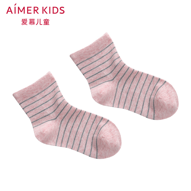 Advocate for children 18AW socks plant color stripes boys and girls autumn and winter thick insulation shorts AK3940608