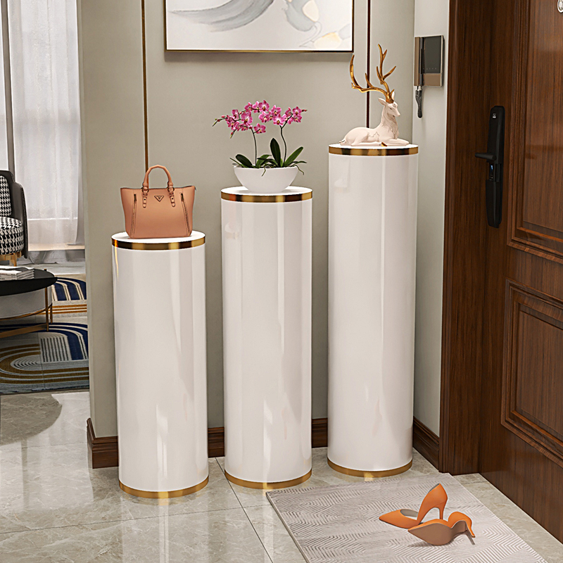 Rotating Shoe Cabinet Province Space Home Doorway Shoe Rack Round Cylindrical Vertical Small Entrance type Entrance Cabinet Smart Sanitizing-Taobao