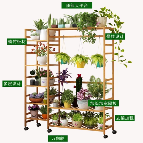 Шкаф на нанчжу -тип цветочных каркасных наборов многослойных слоев для увеличения внутренней балконы гостиной гостиная зеленый укроп