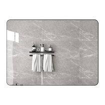Simple modern bathroom high-definition mirror wall-mounted self-adhesive bathroom vanity no punching wall hanging face wash makeup mirror