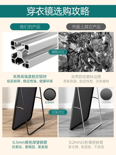 Летнее зеркаловое пол -зеркало зеркало Дом Девушка для спальни Зеркало Зеркало Сетка красная висящая стена Тестовая зеркало линза