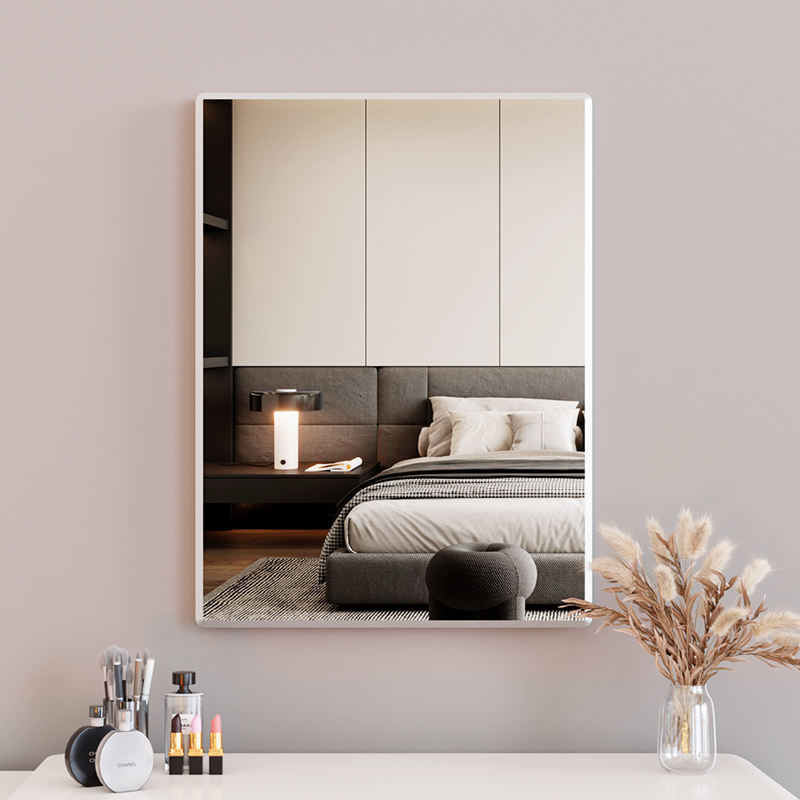 Dresser Mirror Wall-mounted Cosmetic Mirror Main Sleeper dorm with wall Self-adhesive style minimalist desktop Large makeup Makeup Desk Mirror-Taobao