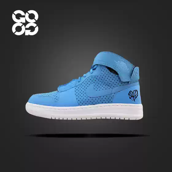 Gogo Sneakers Jordan Alpha Aj1 Outdoor Retro Basketball Shoes Men's Blue 407489-402