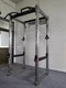 Squat rack, bench press rack, pull-ups, high and low pull-ups