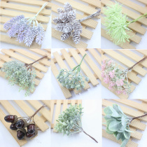 Simulation Flower Vine bouquet tree vine wall ceiling decoration flower arrangement vase branch DIY handmade material decorative flower