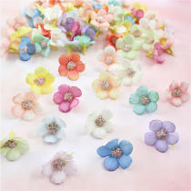 New diy hand-made plain flower flower petals mini flower embellishment flower happy little flower