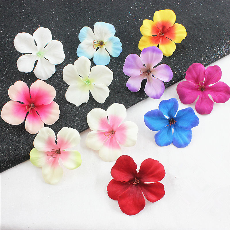 5CM hydrangea single layer 5 petals small flower silk flower DIY shoe flower wreath decorative flower