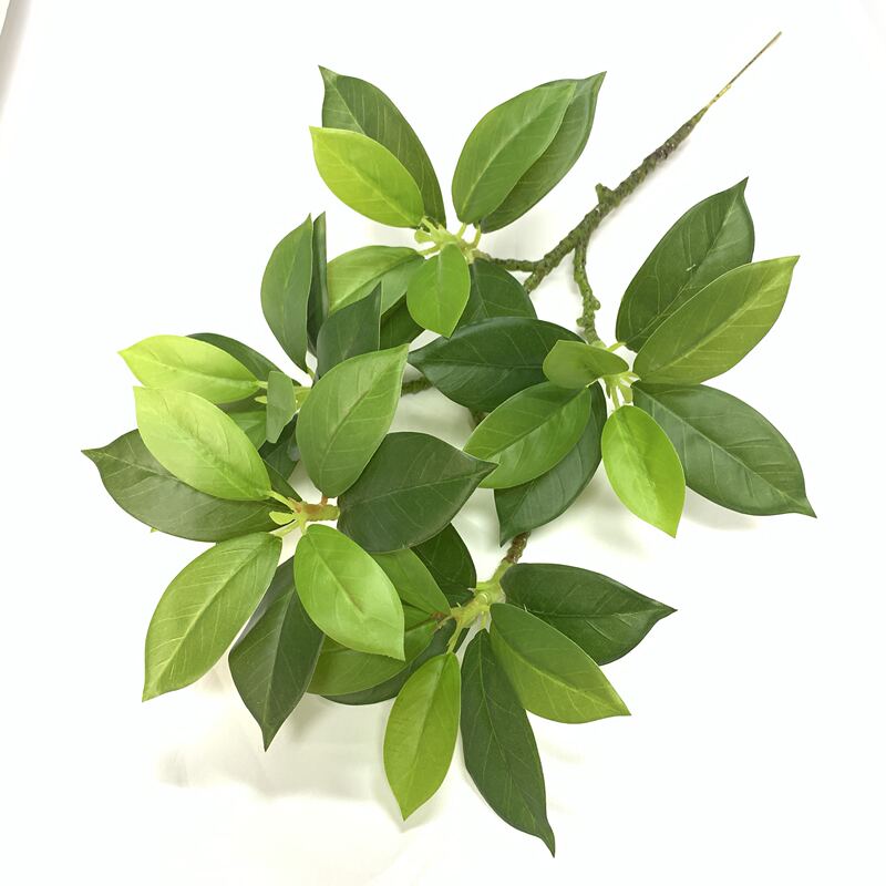Artificial Gray Leaf Plant, Japanese Banyan Leaf, Money Banyan Leaf, Gray Leaf Ball Plant, Home Floral Decoration, Green Leaves