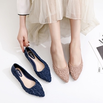 Summer fashion waterproof rain boots womens shoes casual youth water shoes non-slip sandals Korean version trend shallow mouth plastic rain boots