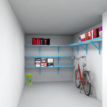 Storage room small room basement garage wall rack home moisture-proof shelf wall-mounted wall shelf