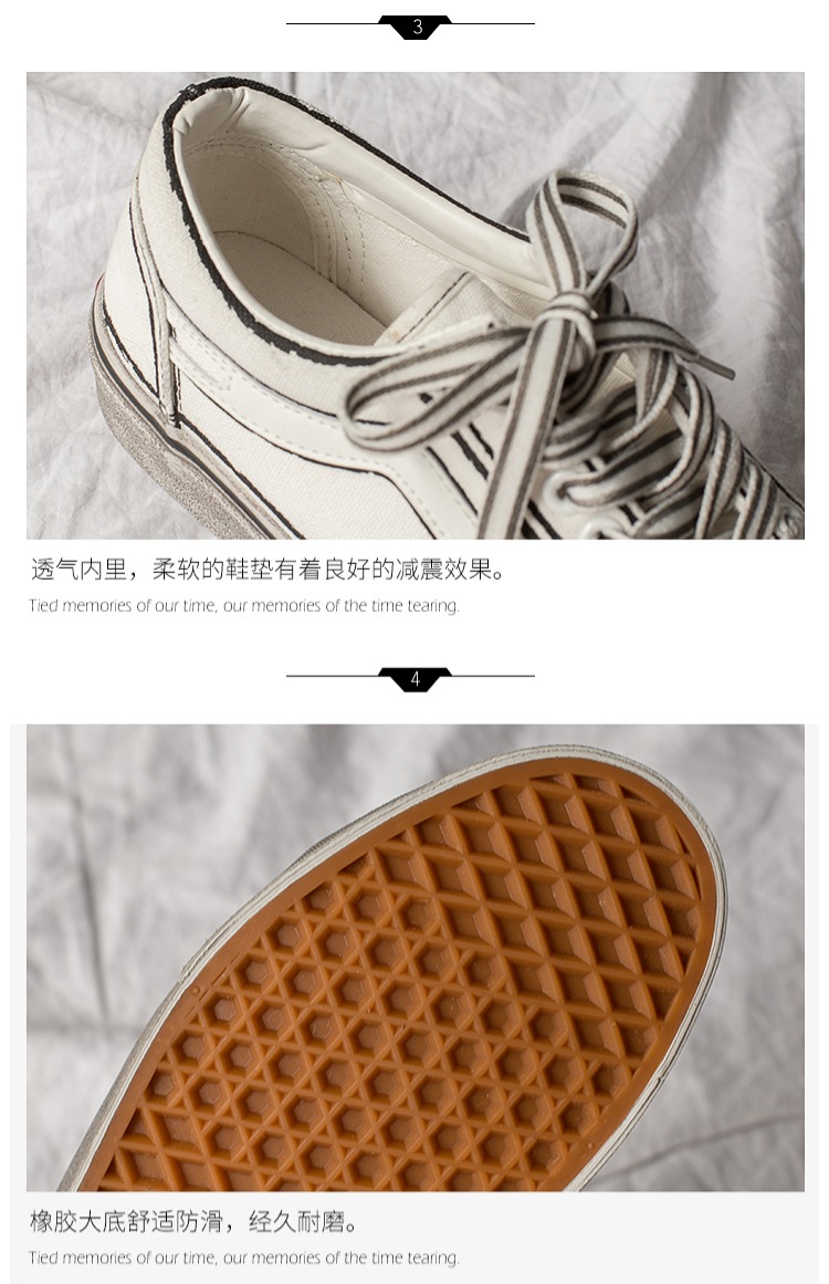 Yu anh em giày vải nam hoang dã Hàn Quốc bf giày bẩn Hồng Kông Anh retro giày nhỏ giày bẩn giày nam giầy thể thao