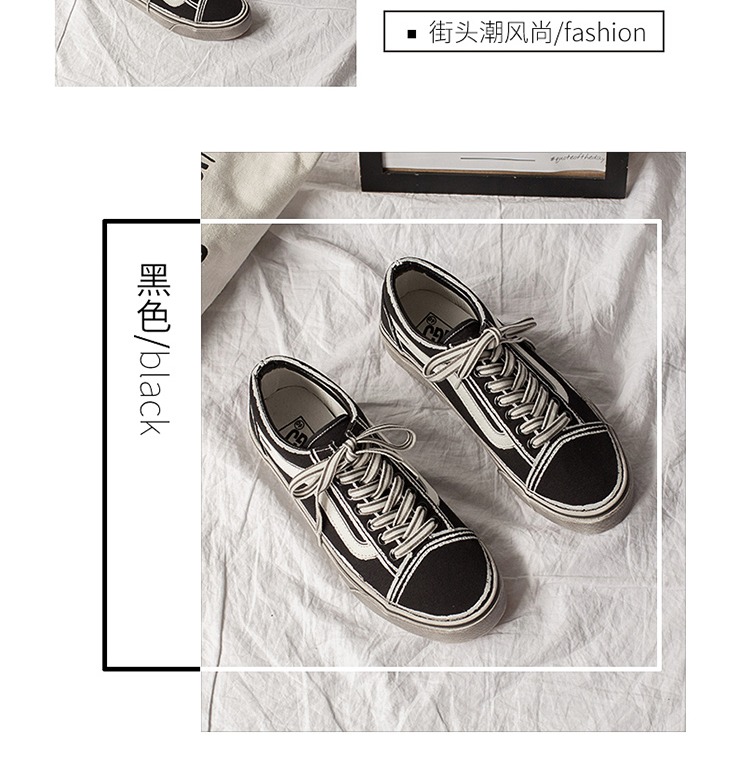Yu anh em giày vải nam hoang dã Hàn Quốc bf giày bẩn Hồng Kông Anh retro giày nhỏ giày bẩn giày nam giầy thể thao