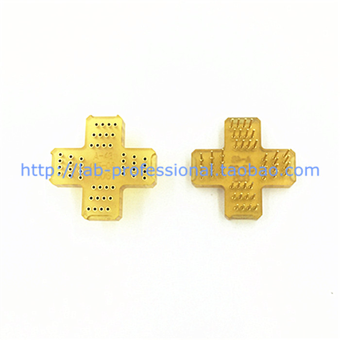 进口测试座保护座FPQ-48-0.5-06电木块QFP48适配器底座ADAPTER