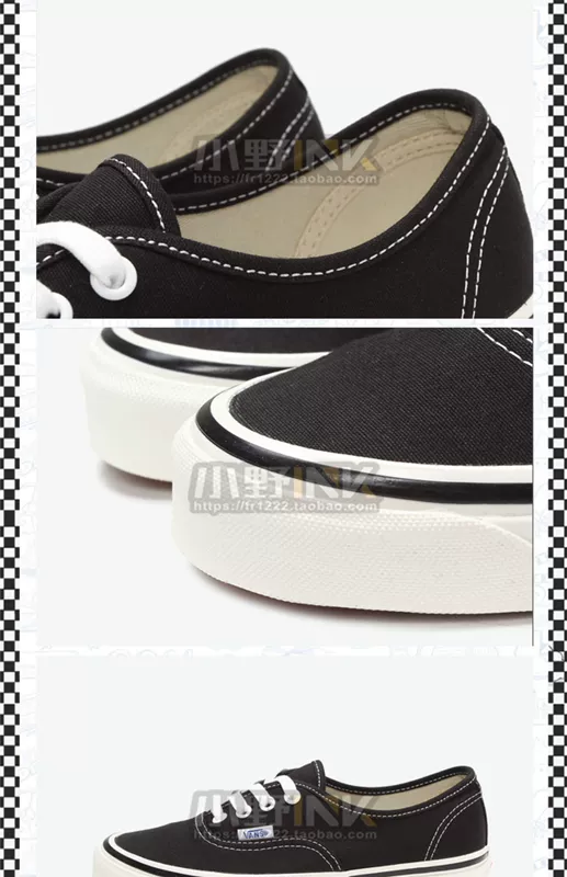 Ono INK Vans Authentic Anaheim tưởng niệm giày vải khắc VN0A38ENMRA - Plimsolls