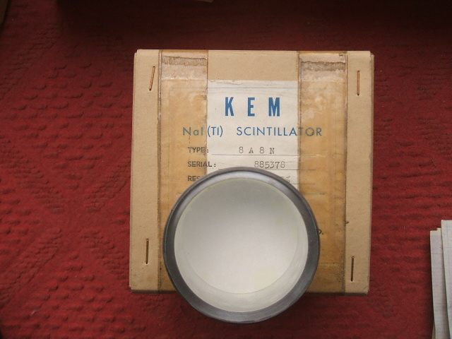 Sodium iodide (thallium) scintillating body 8A8N