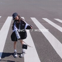 South Korean childrens sports jacket thickened Alphabet Sweater Baseball Suit Splicing Foreign Air Clip Cotton Zipped shirt autumn and winter