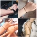 Vòng tay bạc 999 sterling vòng tay bạc nữ chân đơn giản gửi mẹ sinh nhật Nhật Bản và vòng tay đôi Hàn Quốc để gửi bạn gái vòng tay pandora pnj Vòng đeo tay Cuff