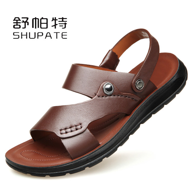 Sandals ຜູ້ຊາຍ Trendy 2024 Summer ໃຫມ່ Casual Sandals ເກີບຜູ້ຊາຍຕ້ານການ slippers ຫາດຊາຍເກີບຜູ້ຊາຍ Outerwear Sandals