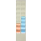 24/50 attendance card holder card slot punch card holder