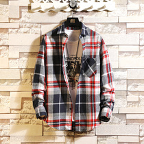 Boy long sleeve 12 shirt spring autumn fit 13 mill mullet lining clothes 14 CUHK 15-year 15 old Ocean Gas 16 casual mens clothing