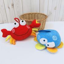 Cartoon Marine Animal Towel Doll Octopus Octopus Crab Plush Toy Paparazzi Pendant