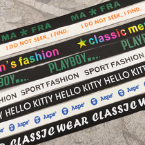 7 yuan 10 m foreign trade flex rubber printed with printed elastic band pants underwear elastic band 2 5-3 cm tightness