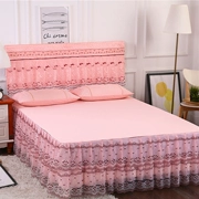 Hàn Quốc ren bedspread giường váy một mảnh 1,5 mét 1.8X2 * 2,2m giường đôi bộ duy nhất của bảo vệ bìa mùa hè - Váy Petti